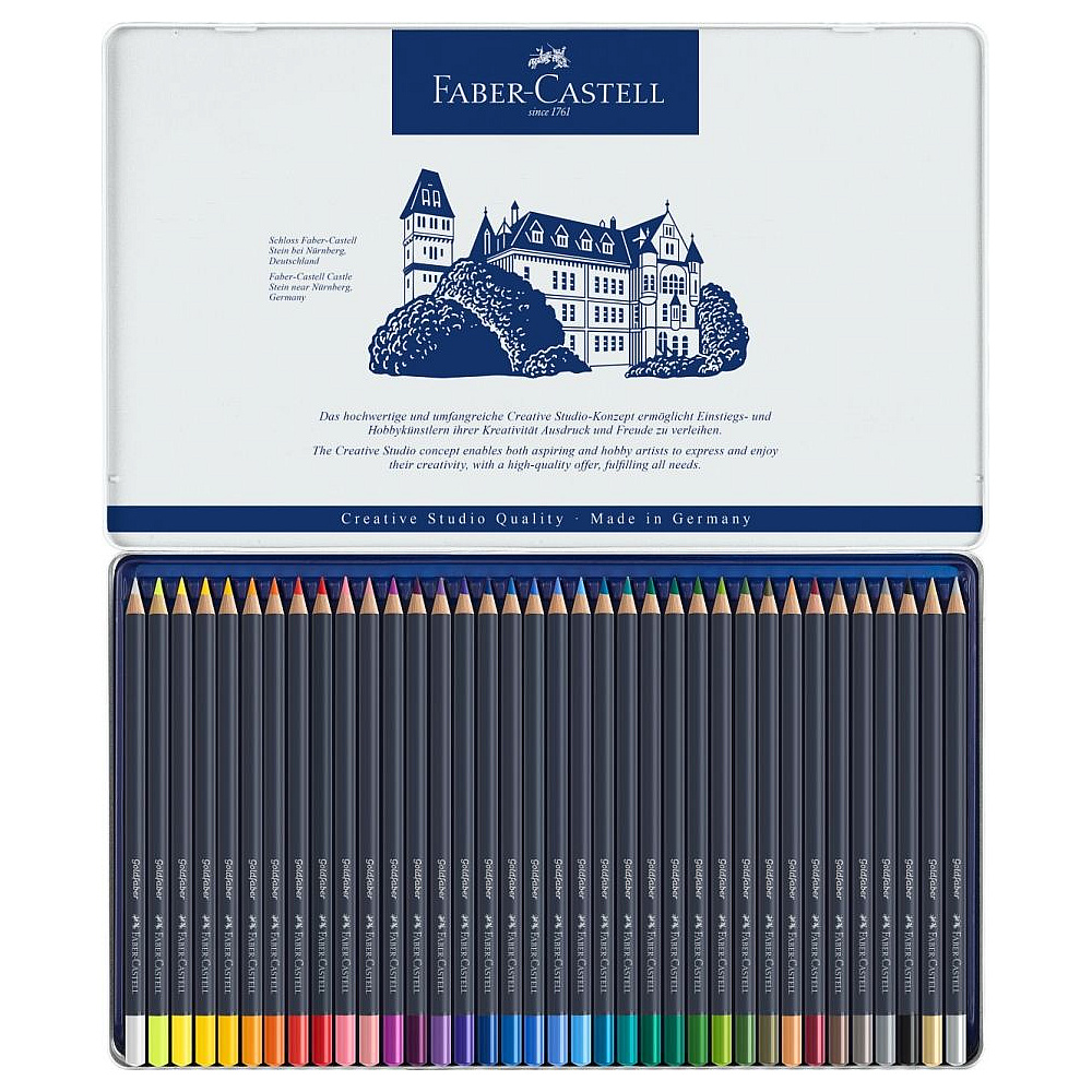 Карандаши цветные "Goldfaber", 36 шт., металлическая упаковка - 3