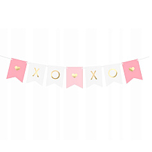Гирлянда "Xo Xo", 15x95 см, ассорти