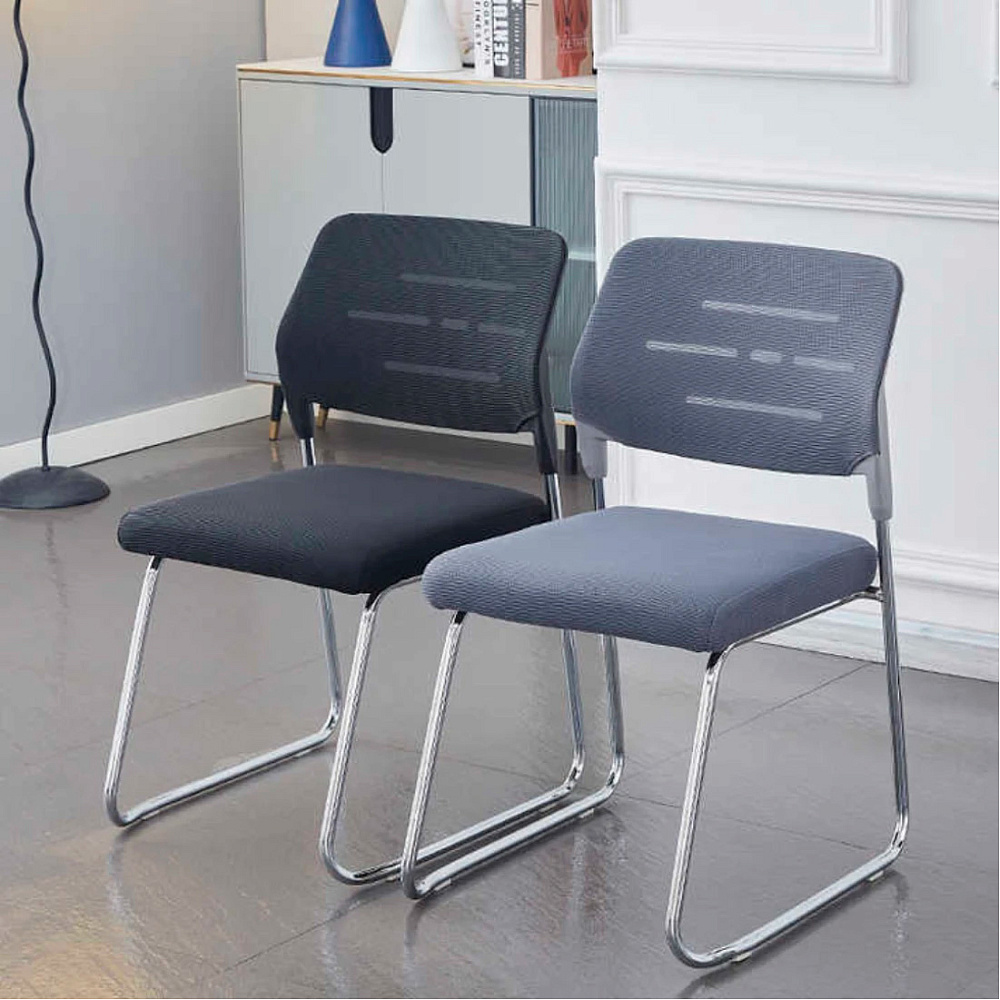 Кресло д/посетителей SitUp SKY Chrome сетка, черный - 5