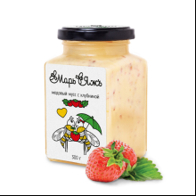 Медовый мусс "МарьЯжъ" с клубникой, 300 гр 