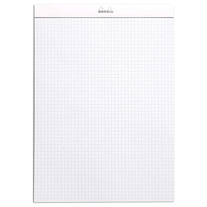 Блокнот "Rhodia",  А4, 80 листов, клетка, белый - 2