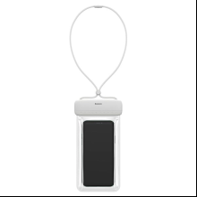 Чехол для телефона "Baseus Let''s go Slip Cover Waterproof Bag", водонепроницаемый, прозрачный, белый