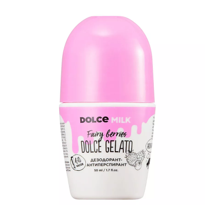 Дезодорант-антиперспирант шариковый DOLCE MILK GELATO "Ягодный бум", 50 мл