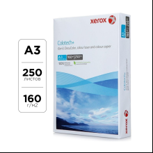 Бумага для лазерной печати "Xerox Colotech+", A3, 250 листов, 160 г/м2