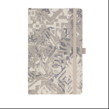 Блокнот "Shabby silver texture", А5, 96 листов, линейка, серебряный