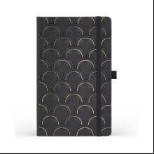 Блокнот Castelli Milano "Art Deco Gold", А5, 96 листов, линейка, черный, золотой