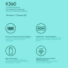 Клавиатура Logitech "K280e", USB, проводная, черный - 3