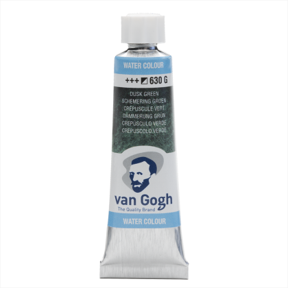 Краски акварельные "Van Gogh", 630 гранулированный зеленый, 10 мл, туба