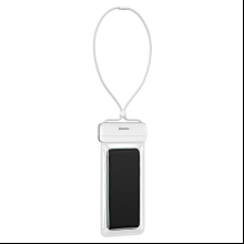 Чехол для телефона "Baseus Let''s go Slip Cover Waterproof Bag", водонепроницаемый, прозрачный, белый