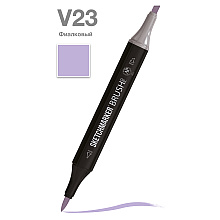 Маркер перманентный двусторонний "Sketchmarker Brush", V23 фиалковый