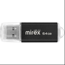 USB Flash накопитель 3.0 64 Gb UNIT BLACK, металл