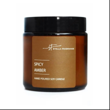 Свеча декоративная Stella Fragrance "Spacy Amber", 90 гр.