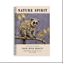 Тетрадь "Jane. Nature Spirit", А5, 120 листов, клетка, бежевый