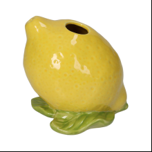 Ваза "Lemon", керамика, желтый