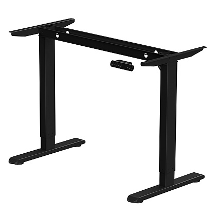 Стол с электроприводом WellDesk Basic 1200x675х18 черный/дуб стирлинг (9191456+9197777) - 4