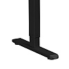 Стол с электроприводом WellDesk Basic 1200x675х18 черный/белый альпийский (9191456+9197776) - 7