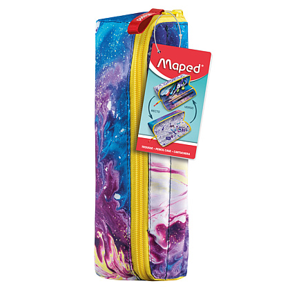 Пенал Maped "Open XXL", 1 отделение, розовый, голубой - 8