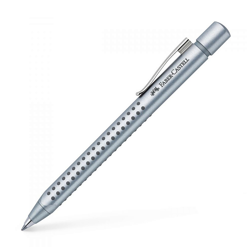 Ручка шариковая автоматическая "Faber-Castell Grip 2011", 0.7 мм, черный, стерж. синий - 4