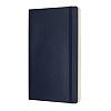 Блокнот "Classic Soft Large", А5, 96 листов, линейка, синий сапфир - 2