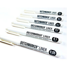 Ручка капиллярная "Sketchmarker", 0.7 мм, черный