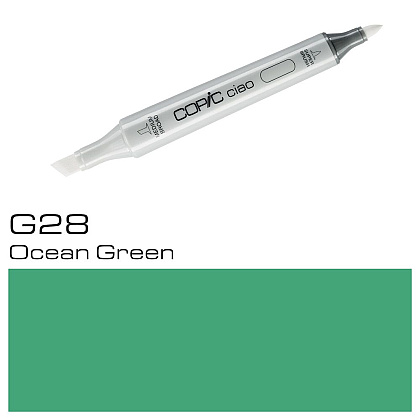 Маркер перманентный "Copic ciao", G-28 зеленый океан