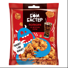 Попкорн "Бомбастер", карамельный со вкусом колы, 35 г