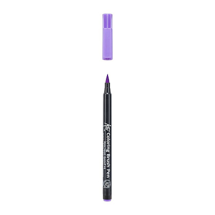 Маркер акварельный "Koi Color Brush", лавандовый - 3