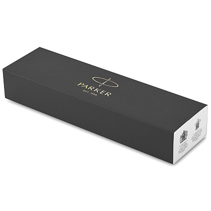 Ручка-роллер "Parker IM Essential Brushed Metal CT", 0.5 мм, черный, серебристый, стерж. черный - 5