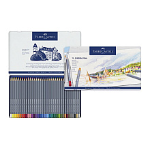 Карандаши цветные акварельные "Goldfaber Aqua", 36 цветов, металлическая упаковка