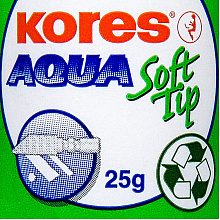 Корректор "Kores aqua soft tip", жидкость, 25 мл