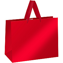 Пакет подарочный 32*26*12 см "Red", ламинированный