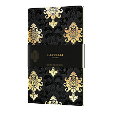 Блокнот "Art Deco Gold", 32 листа, линованный, черный, золотой