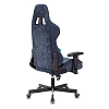 Кресло игровое Zombie "VIKING KNIGHT Fabric", ткань, металл, синий - 8