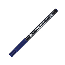 Маркер акварельный "Koi Color Brush", темно-синий