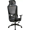 Кресло компьютерное EVERPROF Work, сетка, черный, пластик - 4