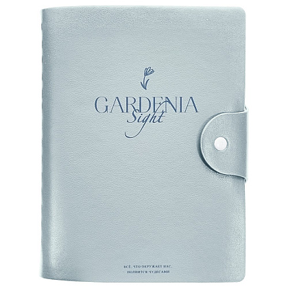 Блокнот "Garden", А5, 96 листов, в клетку, голубой