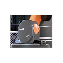 Рулетка Deli HS HT8316C, 3м х 16 мм, Soft Touch, оранжевый
