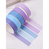 Клейкая лента "Multicolor tone purple-blue", 10х2 мм/м, ассорти - 2