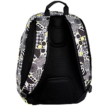 Рюкзак молодежный CoolPack "Scout Tic Tac", белый, черный, желтый