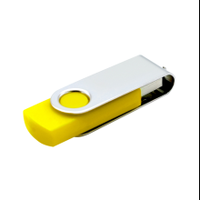 USB Flash 2.0 16 Gb VDF-008, пластик, метал, желтый 