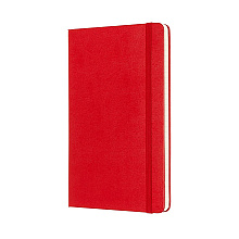 Блокнот "Classic Large", А5, 120 листов, клетка, красный