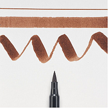 Маркер акварельный "Koi Color Brush", коричневый