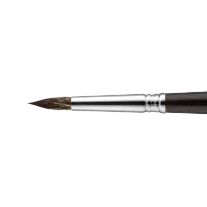 Кисть "Escoda Vintage 4020", синтетика, круглая, №1 - 2