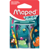 Точилка Maped "Jungle fever", 2 отверстия, бирюзовый  - 3