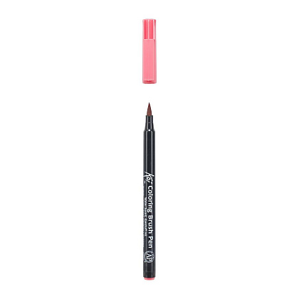 Маркер акварельный "Koi Color Brush", лососево-красный - 3