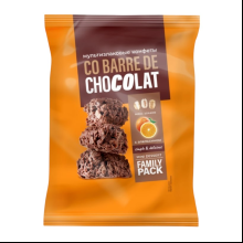 Конфеты "Co barre de CHOCOLAT" с апельсином, 135 гр, мультизлаковые