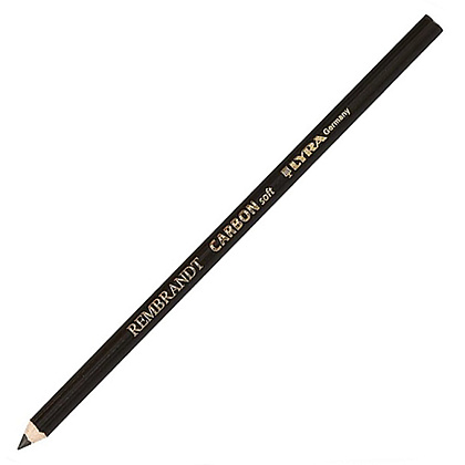Уголь-карандаш "Rembrandt Carbon" жирный, мягкий, 5B, черный