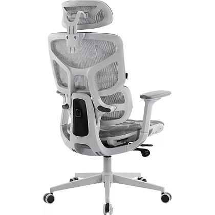 Кресло эргономичное EVERPROF Alfa, Grey, сетка, серый, металл, корпус серый - 4