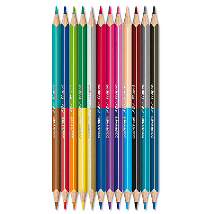 Цветные карандаши Maped "Duo", 12 цветов - 2