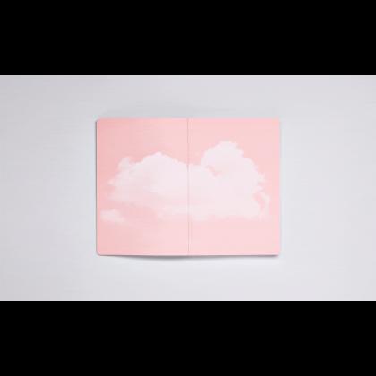 Блокнот "Inspiration Book M Cloud Pink", А5, 88 листов, серый, розовый - 4